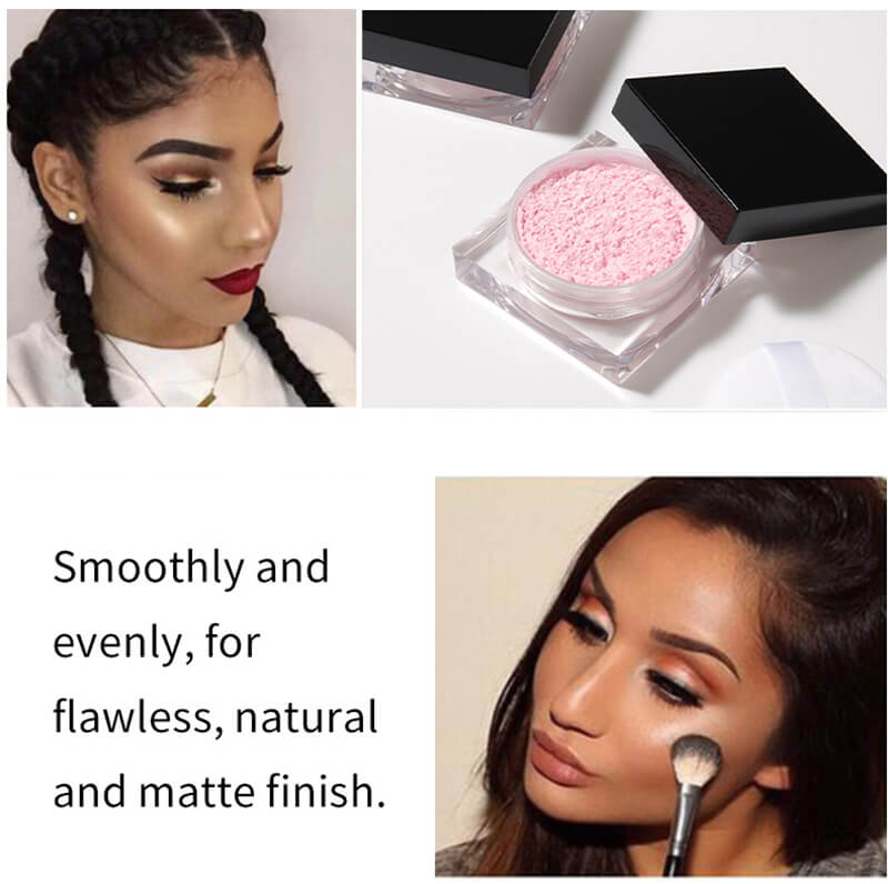 7 color loose setting powder air oil control long lasting