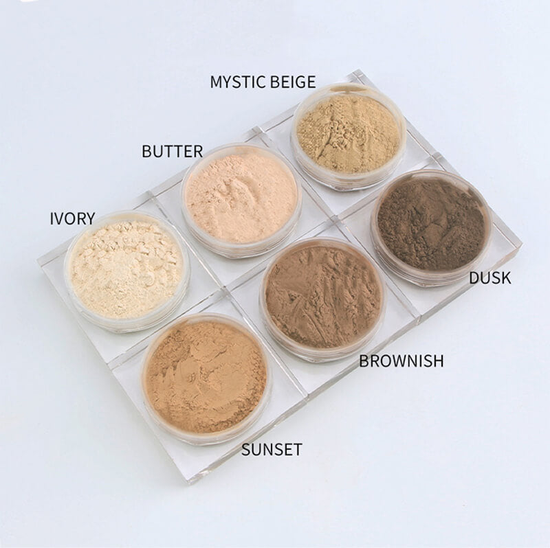 7 color loose setting powder air oil control long lasting