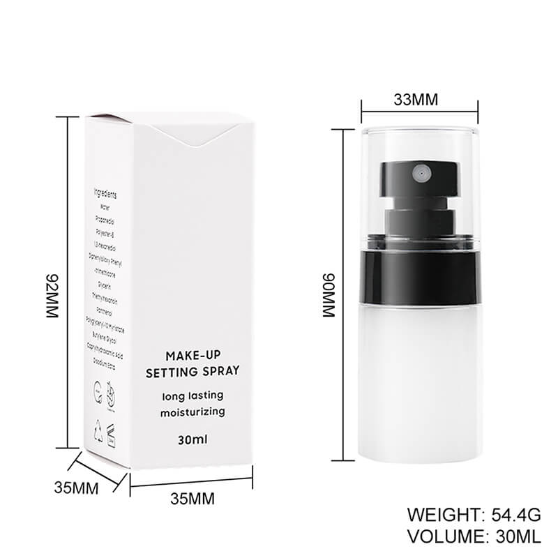 Makeup setting spray long lasting oil control moisturizing water private label 30ml