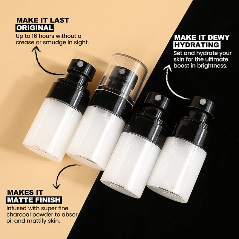 Makeup setting spray long lasting oil control private label 30ml