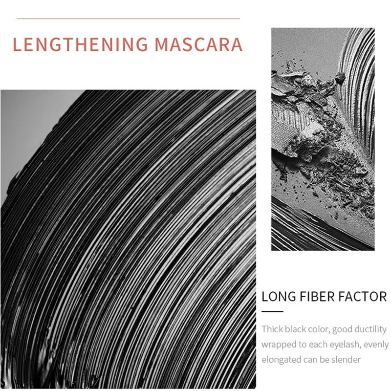 Mascara waterproof thick curling smudge-free full volume