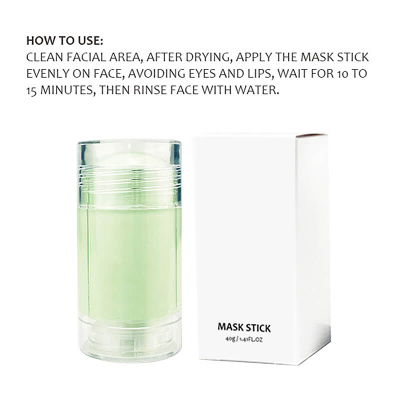 Face mask stick clay mask green tea cleansing oil control moisturizing