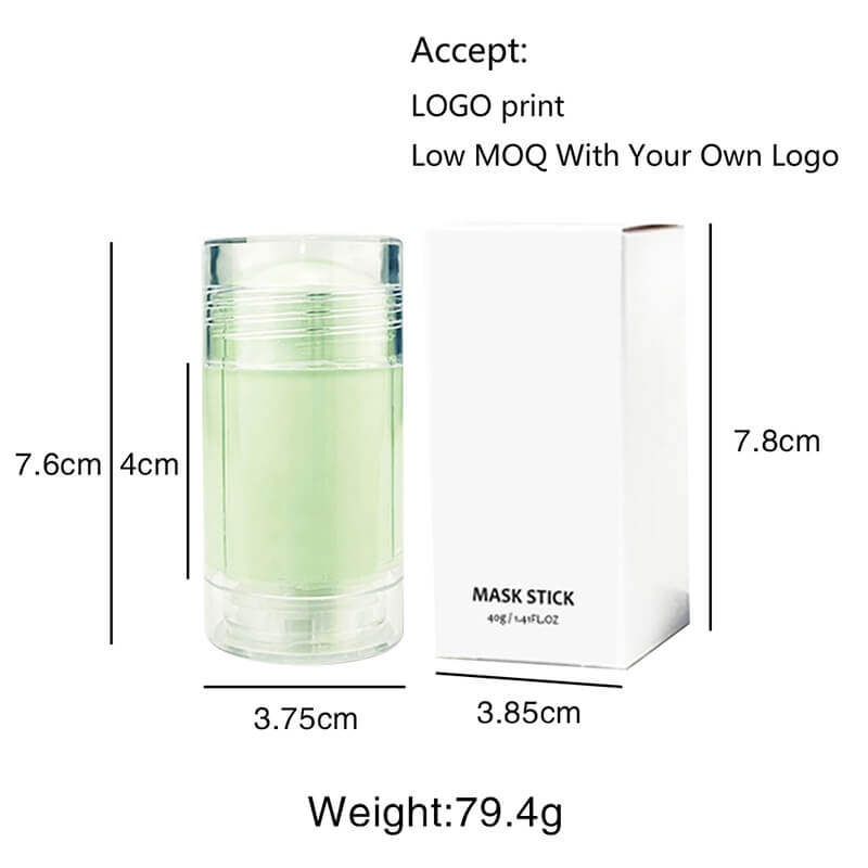 Face mask stick clay mask green tea cleansing oil control moisturizing