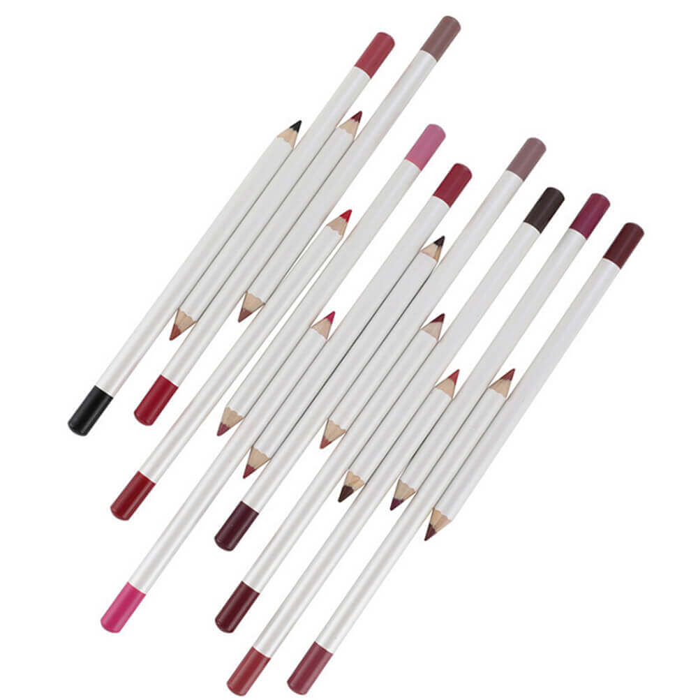 25 color matte lip liner lip color pencil white high pigmented