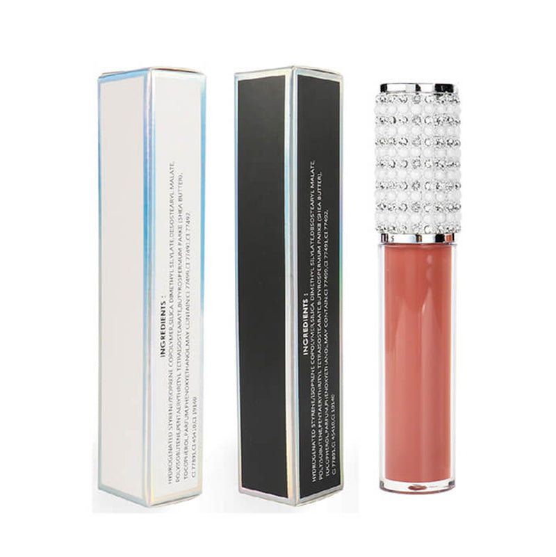 40 color liquid matte lipstick non-stick waterproof silver pearl tube (color 31-40)