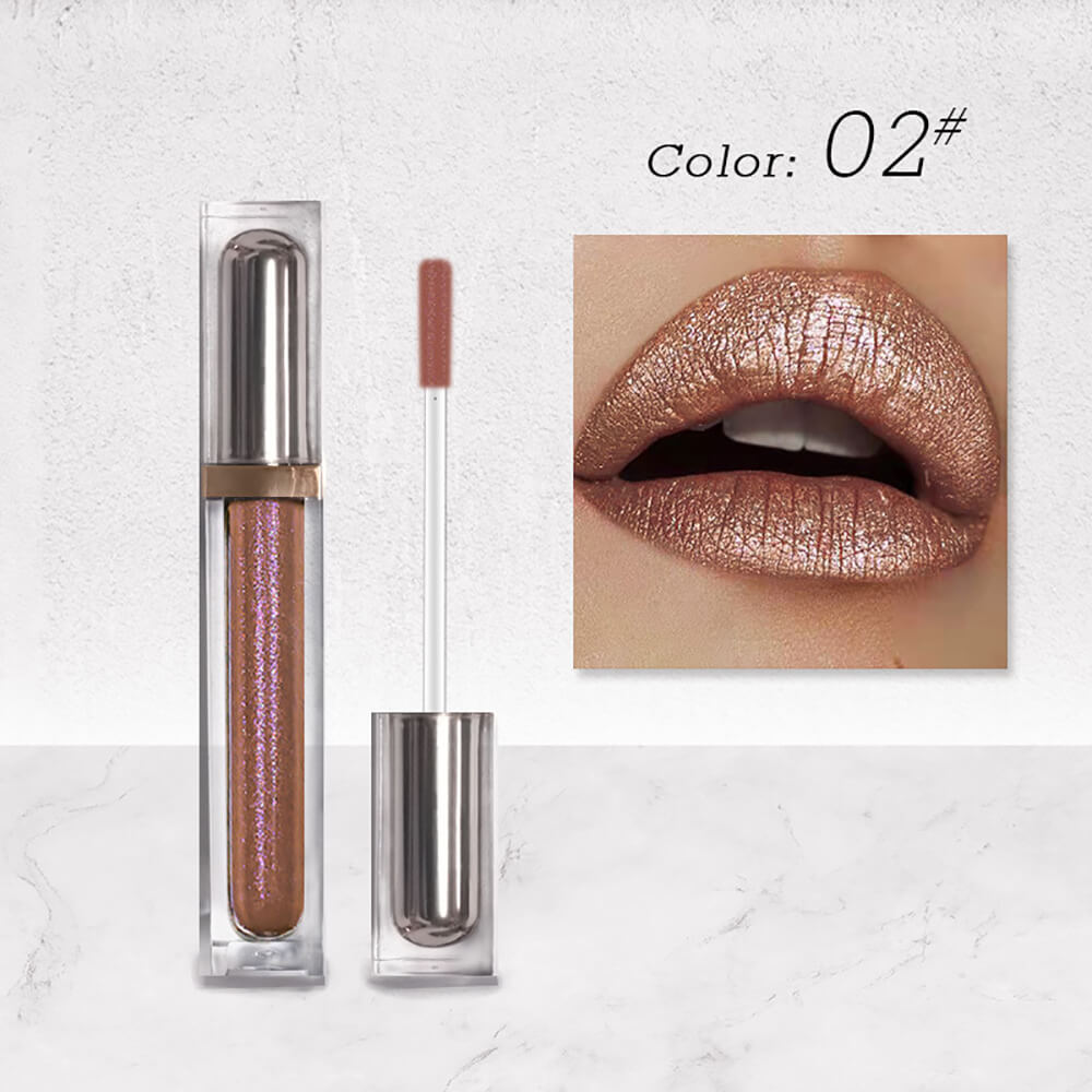 6 color matte liquid lipstick metallic chameleon long lasting waterproof