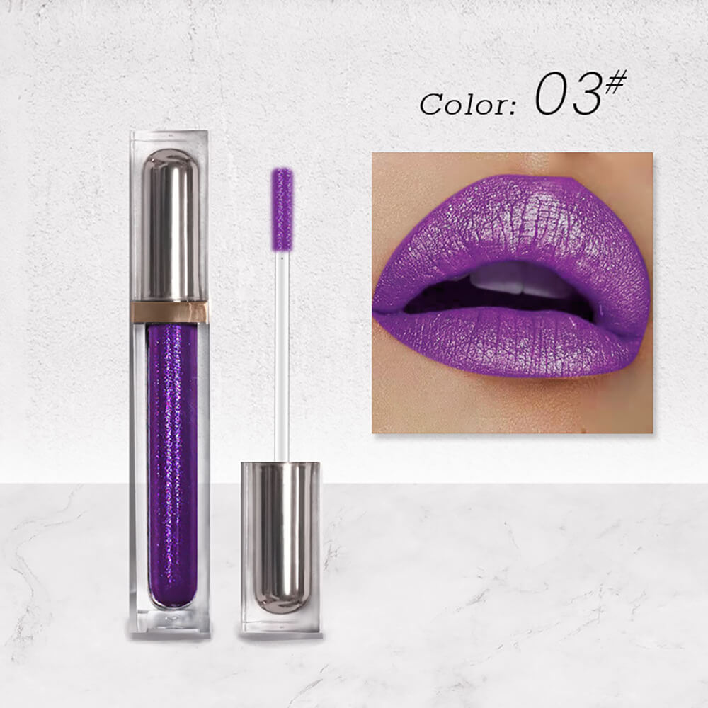 6 color matte liquid lipstick metallic chameleon long lasting waterproof