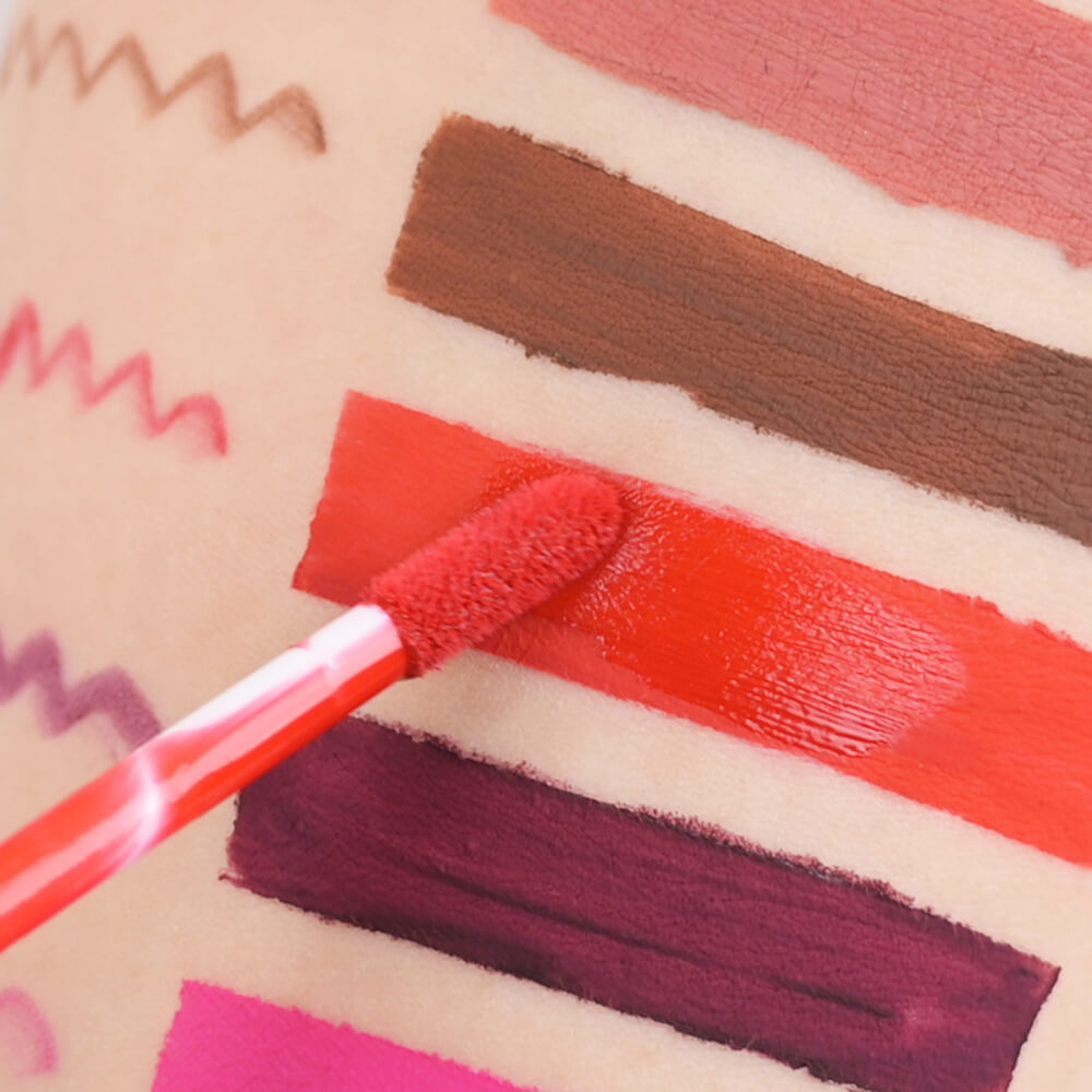 21 color matte liquid lipstick lip liner set high pigmented waterproof