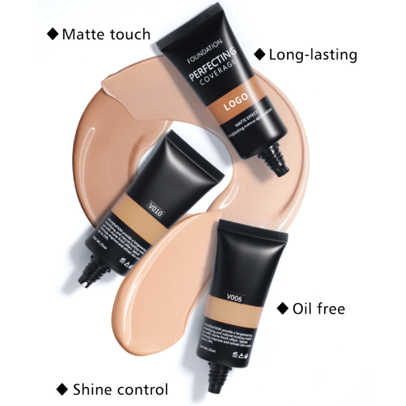 19 color matte foundation full coverage liquid concealer dark skin