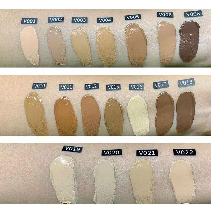 19 color matte foundation full coverage liquid concealer dark skin