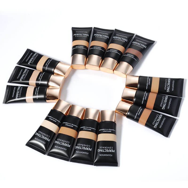 19 color matte foundation full coverage liquid concealer dark skin
