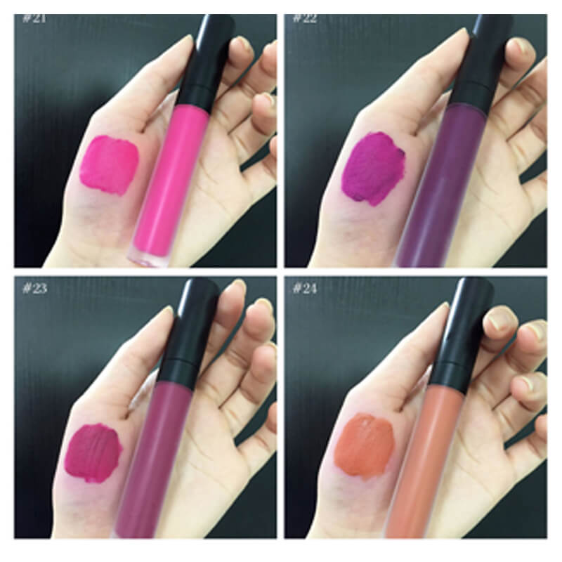 24 color matte liquid lipstick velvet lip gloss moisturizing long lasting
