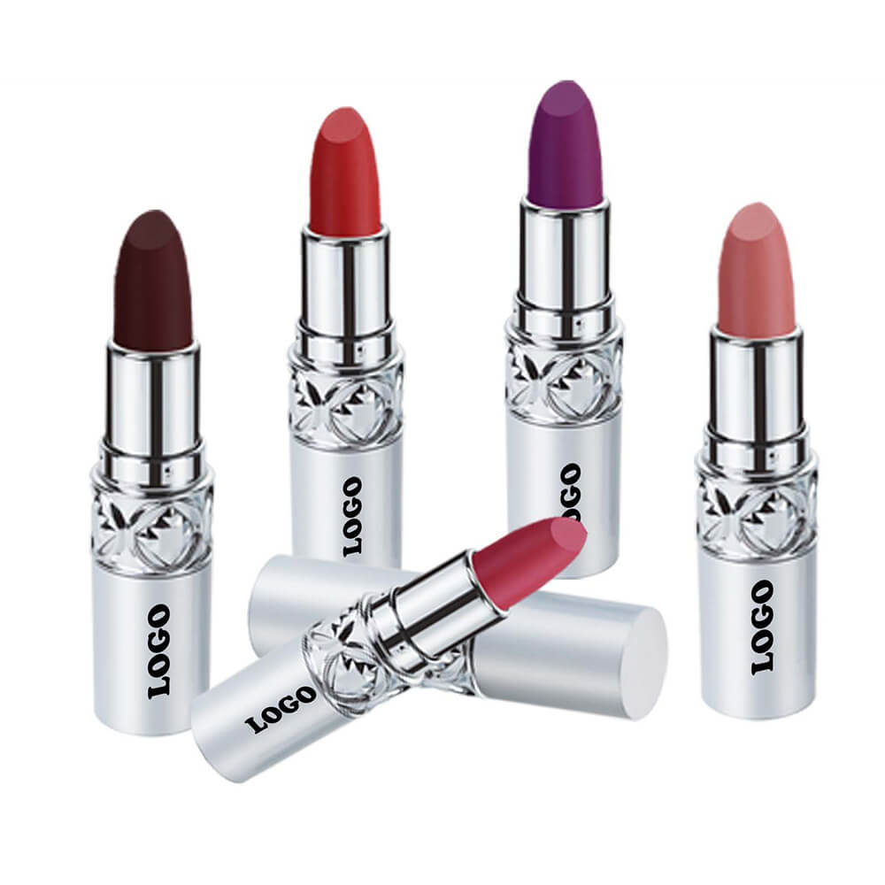 24 color matte lipstick cream waterproof long lasting silver tube