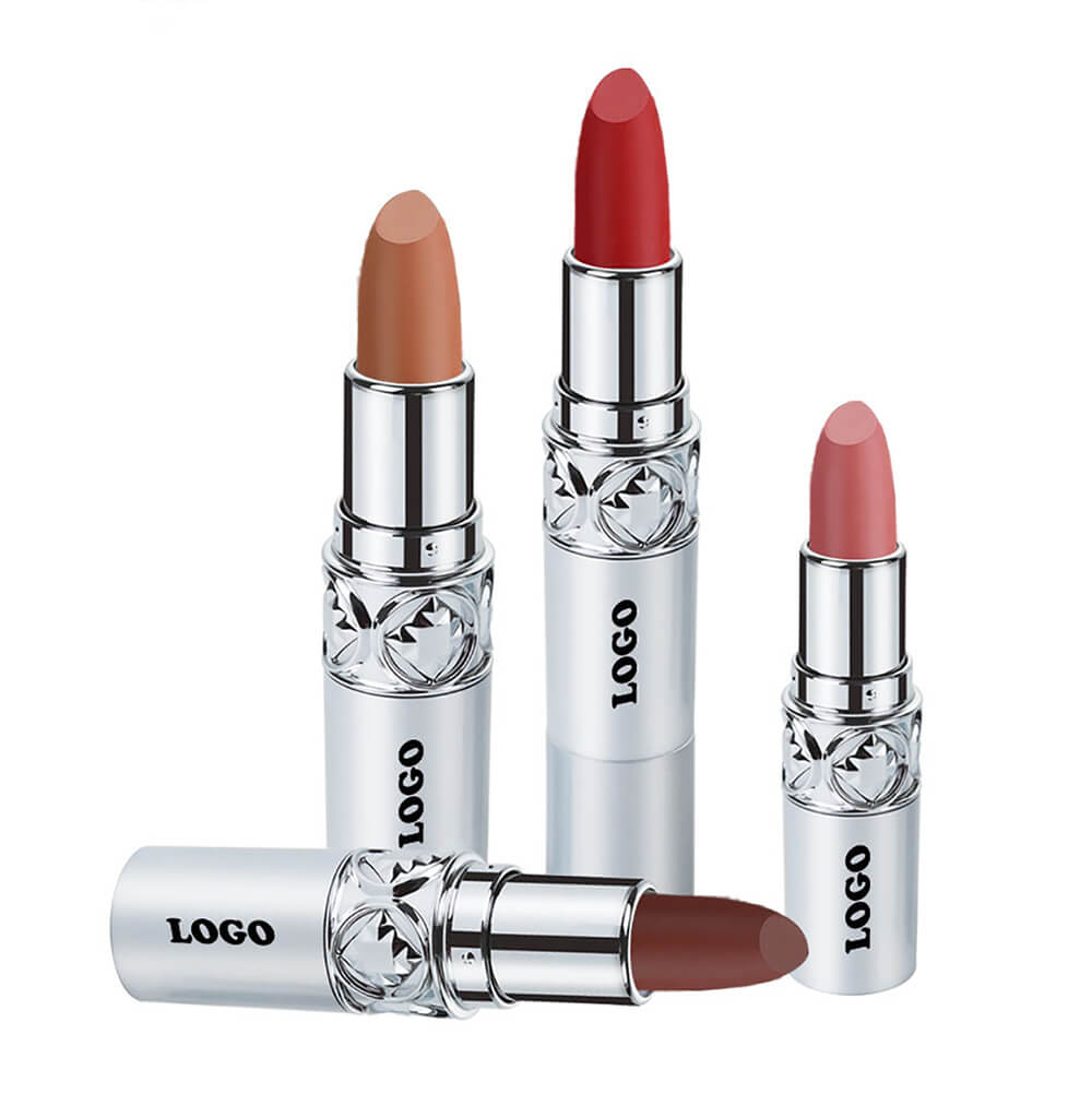 24 color matte lipstick cream waterproof long lasting silver tube