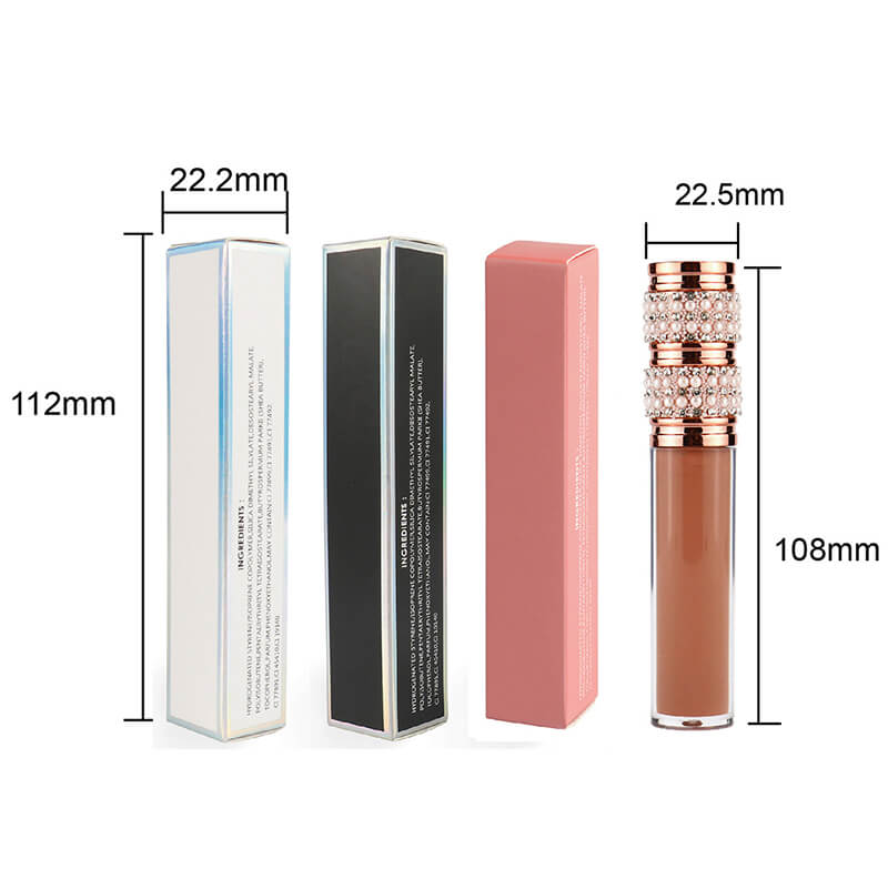40 color matte liquid lipstick non-stick long lasting gold tube (color 31-40)