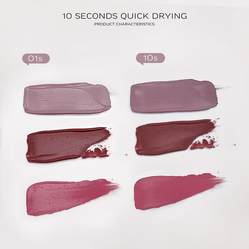 55 color matte liquid lipstick non-stick gold gradient tube (color 01-30)