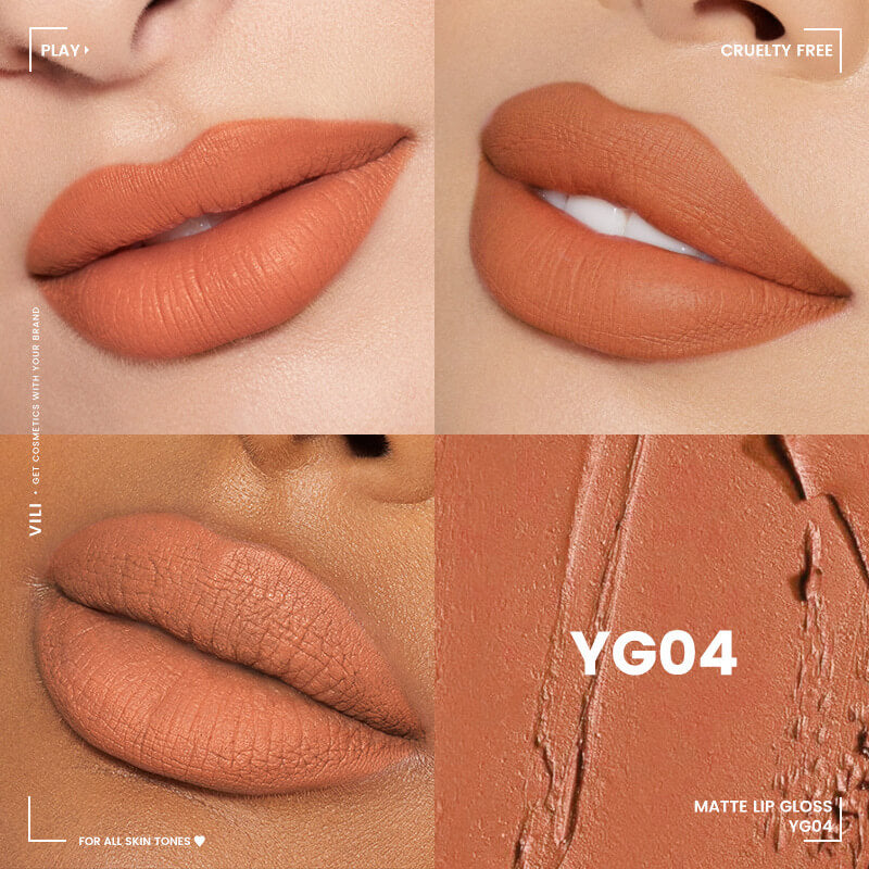 24 color matte liquid lipstick non-stick long lasting square tube