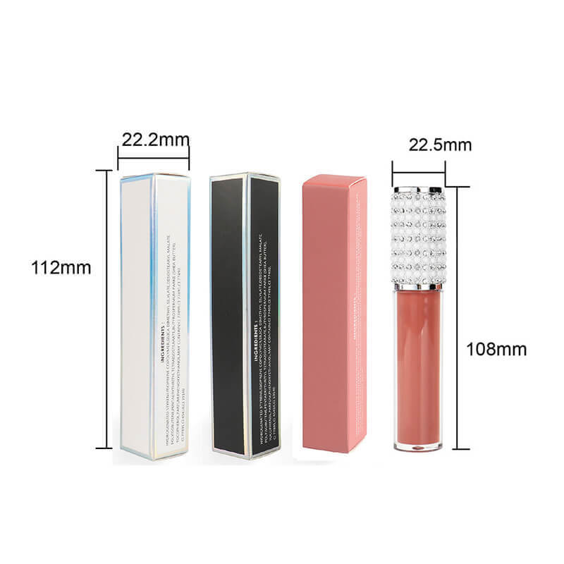 40 color liquid matte lipstick non-stick waterproof silver pearl tube (color 31-40)