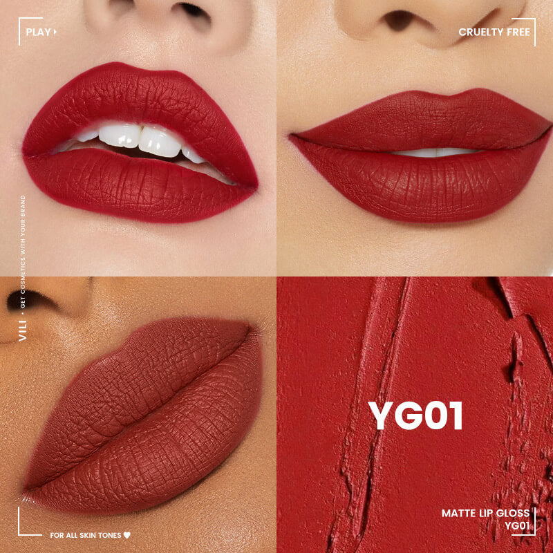 24 color matte liquid lipstick non-stick long lasting square tube