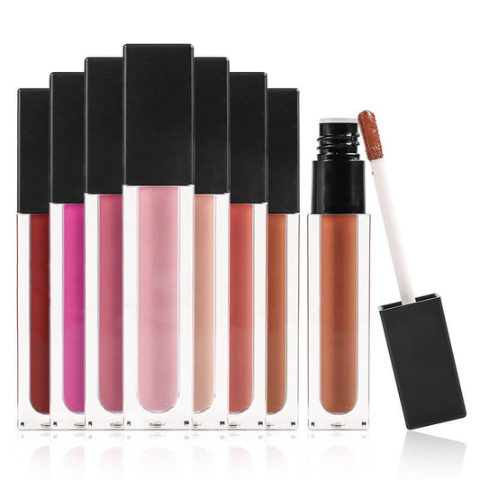 24 color matte liquid lipstick non-stick long lasting square tube