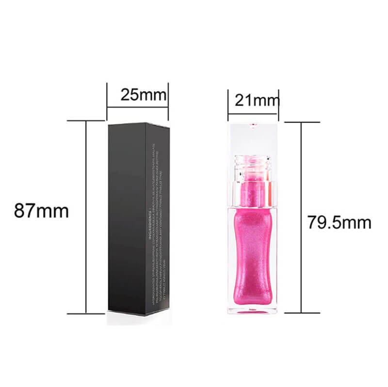 40 color matte liquid lipstick long lasting non-stick vegan clear tube (Color 31-40)