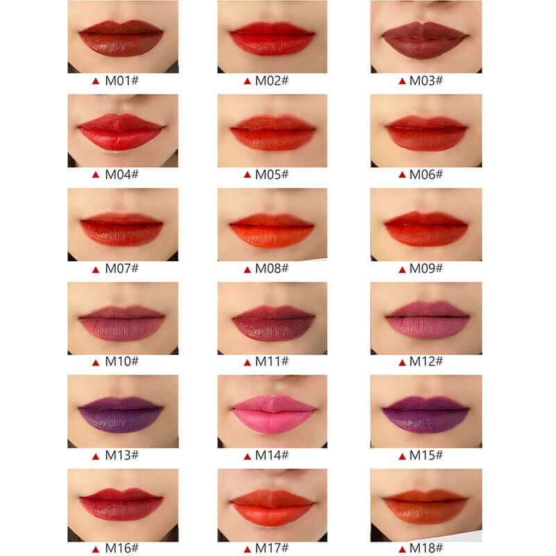 55 color matte liquid lipstick non-stick gold gradient tube (color 01-30)