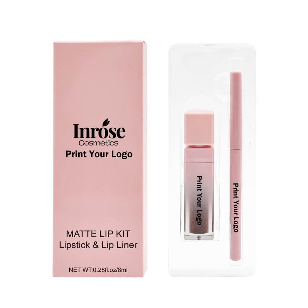 16 color pink liquid lipstick lip liner set matte waterproof long lasting