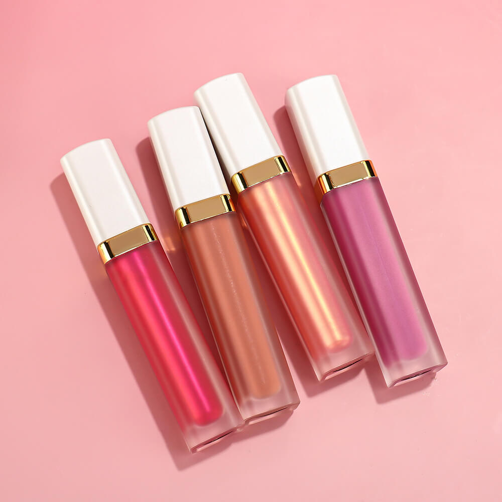 40 color matte liquid lipstick waterproof long lasting white tube (color 31-40)