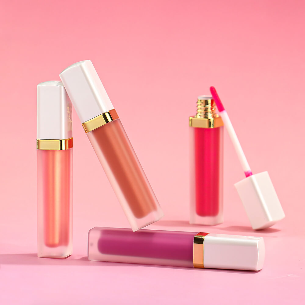 40 color matte liquid lipstick waterproof long lasting white tube (color 31-40)
