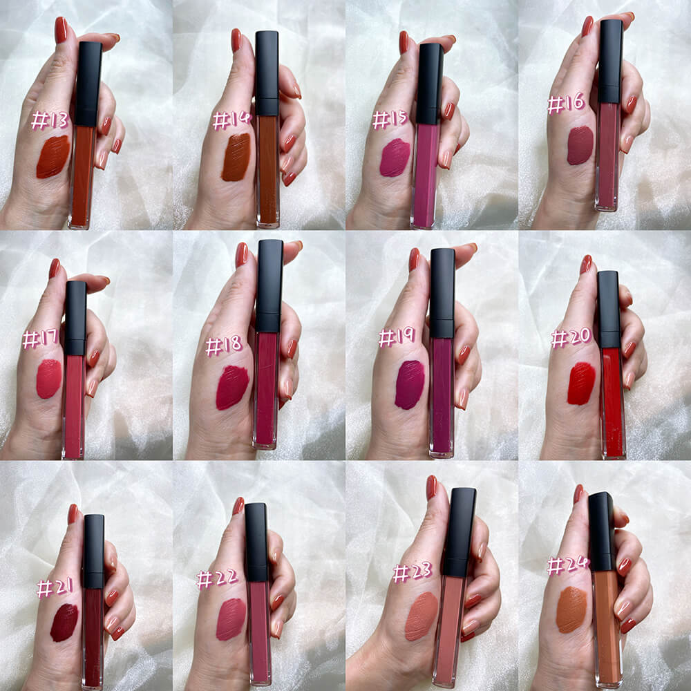 24 color matte lipstick high pigment waterproof not stick long lasting