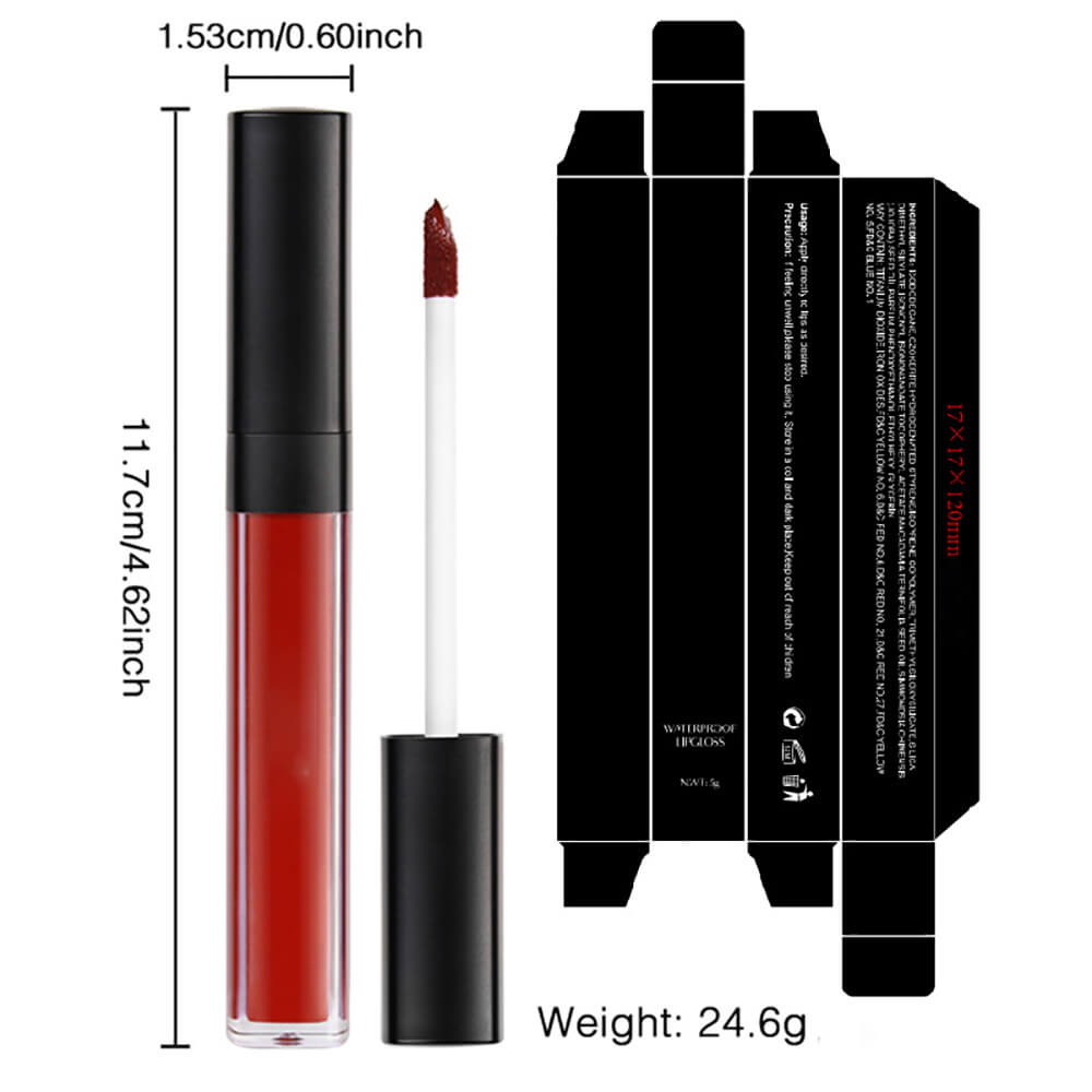 24 color matte lipstick high pigment waterproof not stick long lasting