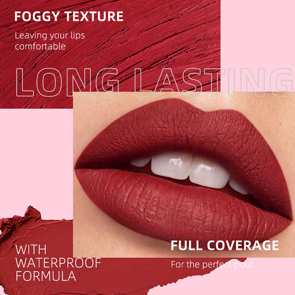 24 color matte lipstick high pigment waterproof not stick long lasting