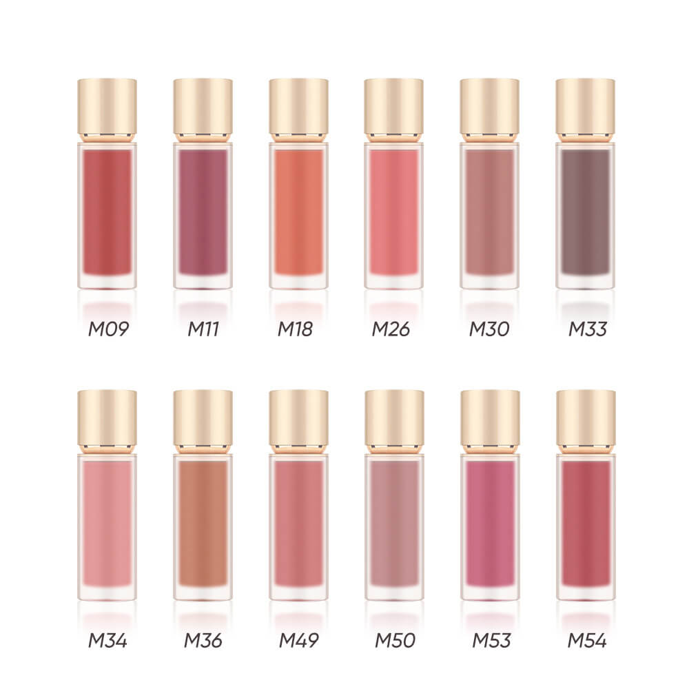 12 color matte liquid lipstick velvet lip glaze non-stick long lasting