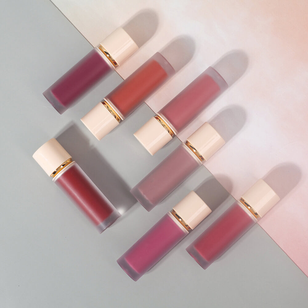 12 color matte liquid lipstick velvet lip glaze non-stick long lasting