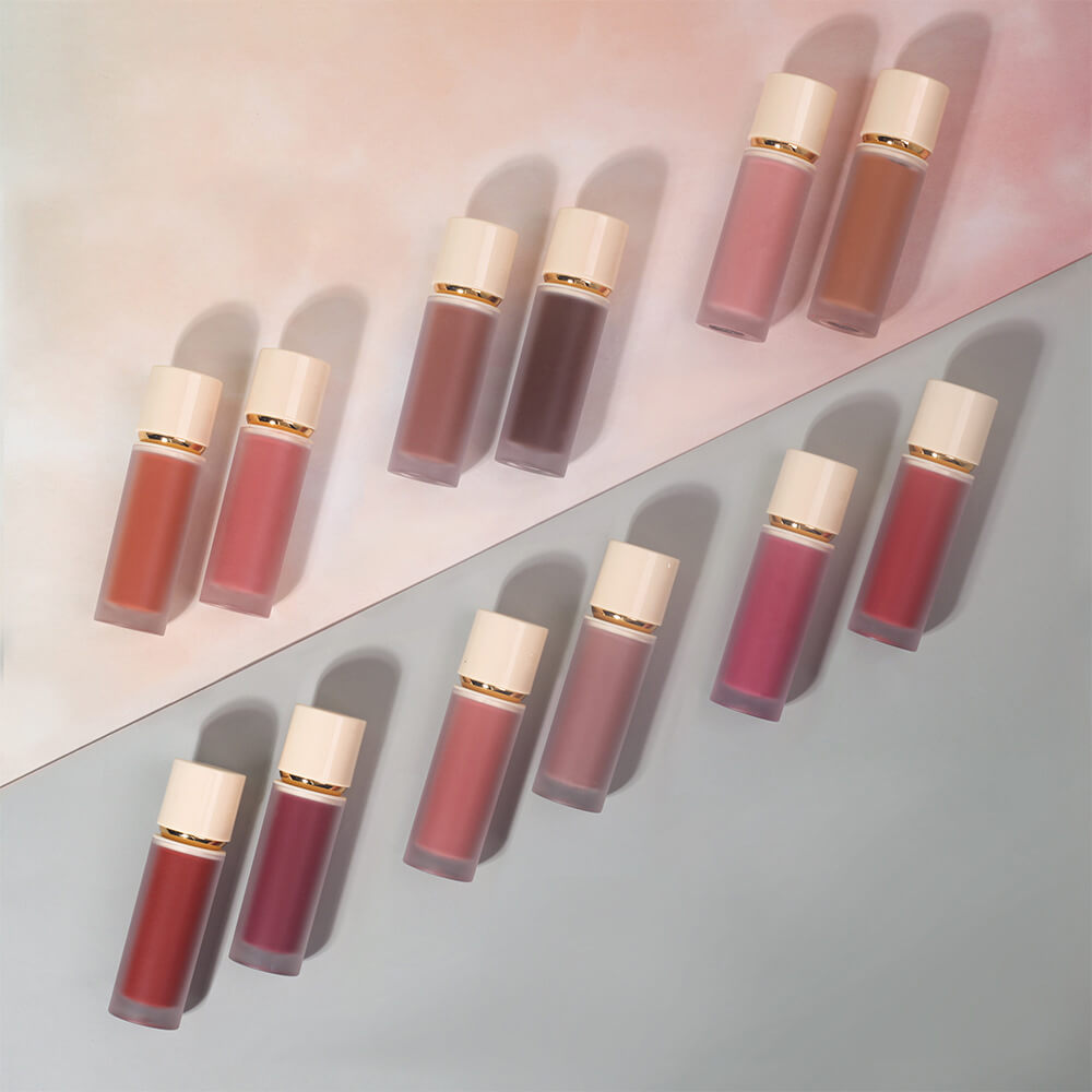 12 color matte liquid lipstick velvet lip glaze non-stick long lasting
