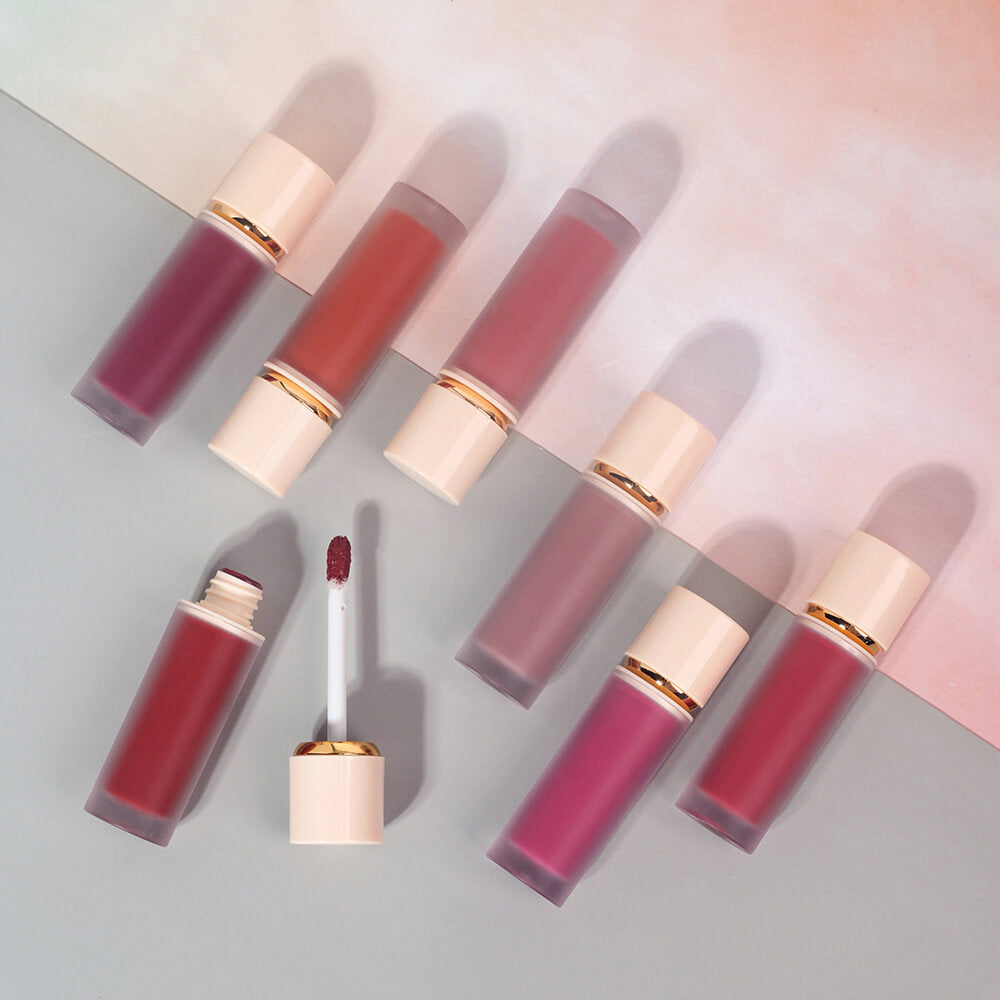 12 color matte liquid lipstick velvet lip glaze non-stick long lasting