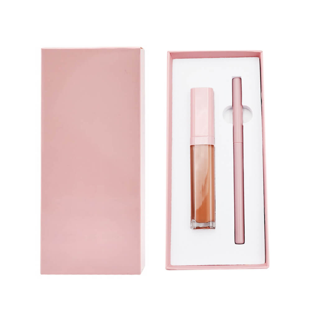16 color 2 in 1 matte liquid lipstick lip liner set long lasting high pigment