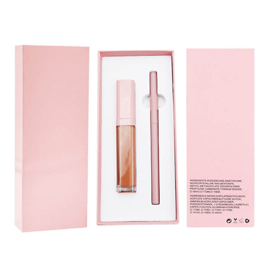 16 color 2 in 1 matte liquid lipstick lip liner set long lasting high pigment