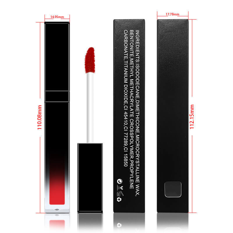 85 color liquid lipstick matte waterproof long lasting gradient tube