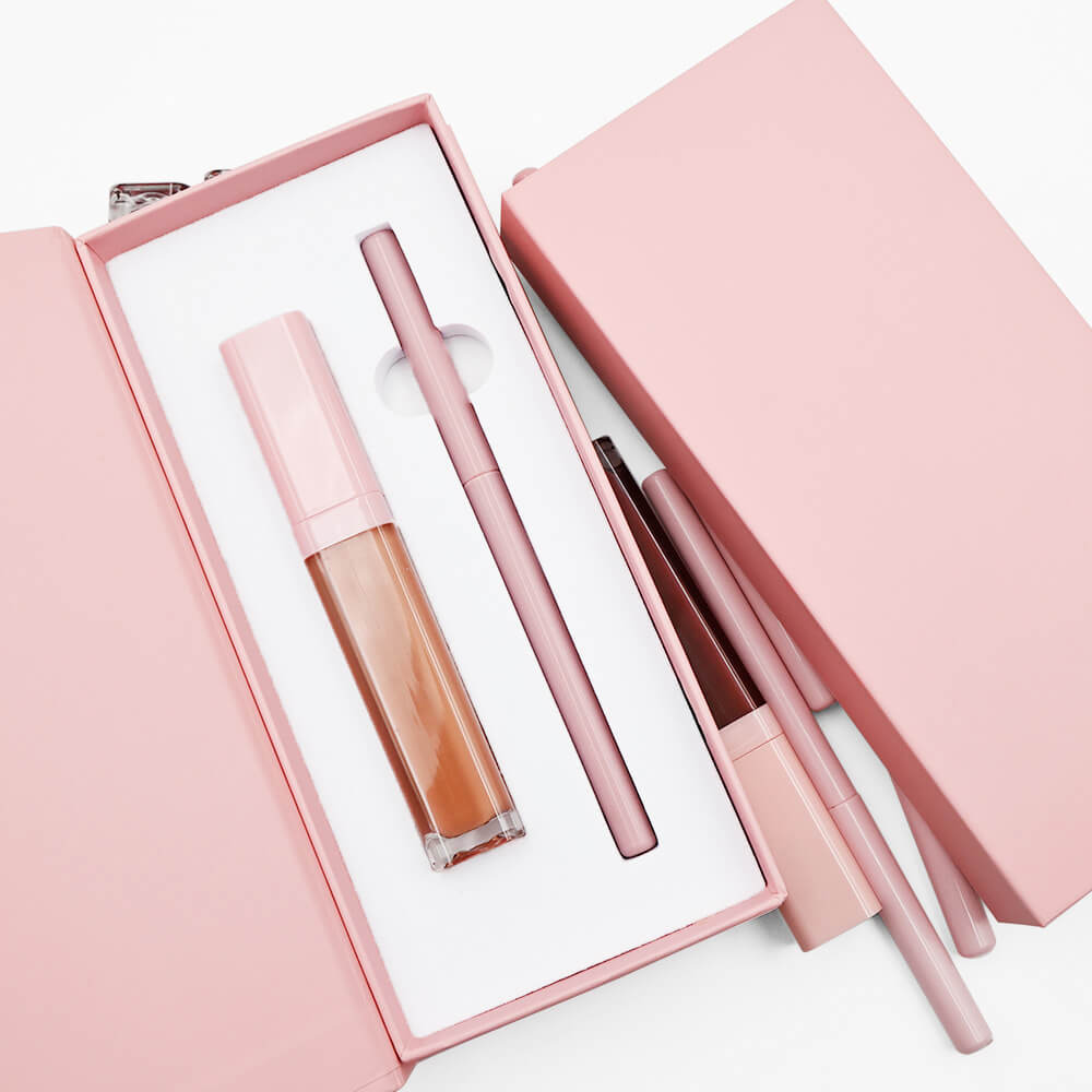 16 color 2 in 1 matte liquid lipstick lip liner set long lasting high pigment