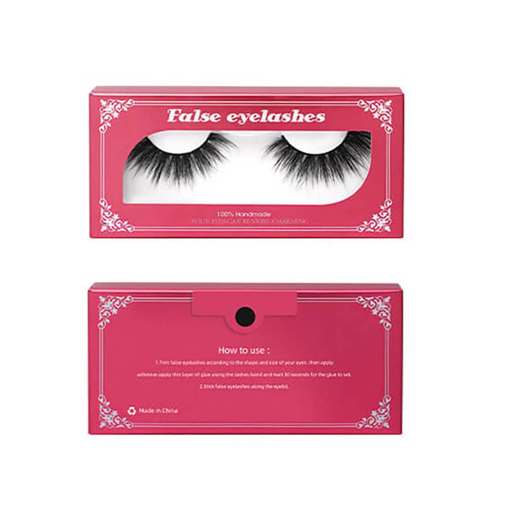 Mink eyelashes silk eyelash 3d lash handmade extension curl natural
