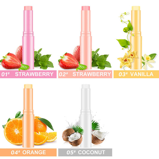 5 flavor lip balm hydrating vaseline honey fruity lip care