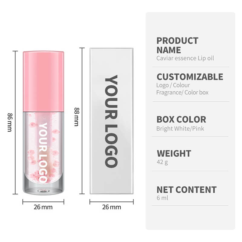 Caviar essence lip oil natural fragrance-free soothes lighten Lips lip balm