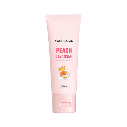 Peach cleanser deep cleansing hydrating moisturizing cruelty free 100ml