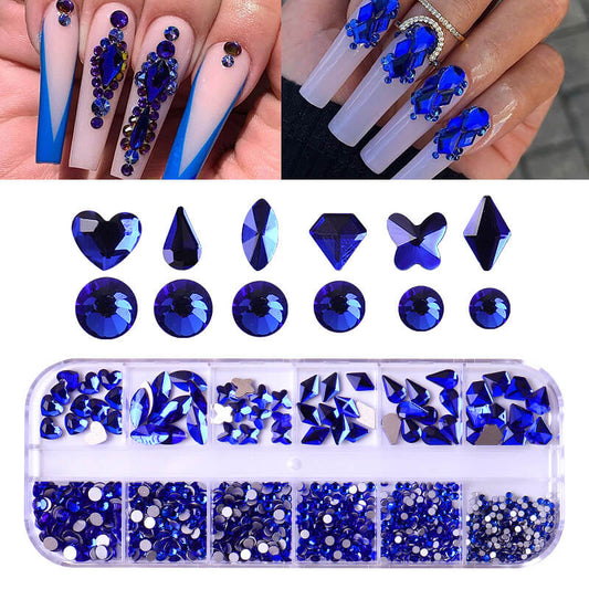 3D DIY nails accessories art rhinestones nail decorations gems