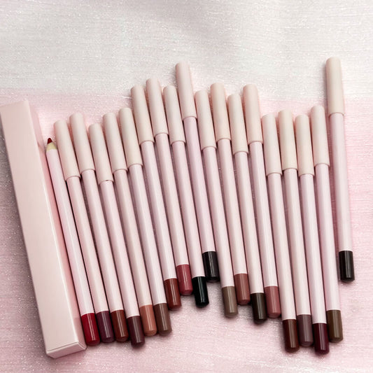 26 Color Pink Lip Liner Matte Cream Nude High Pigmented Lip Pencil