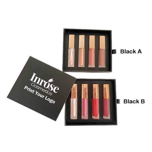 1 pcs lipgloss & 3 pcs matte liquid lipstick set waterproof long lasting