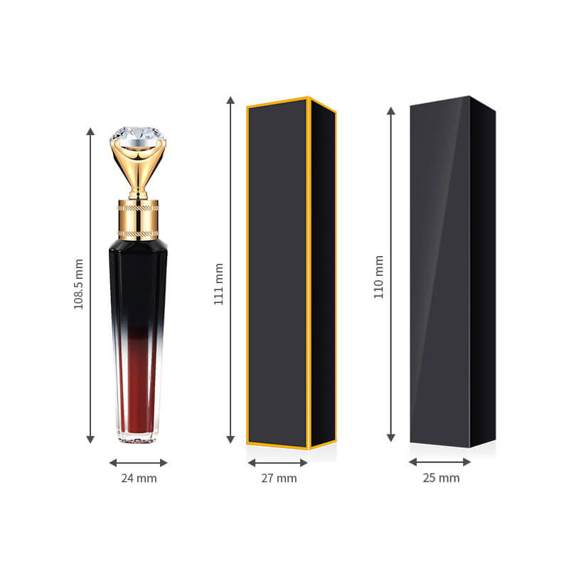 39 color lip gloss nude lip tint high pigment long lasting gold gradient tube