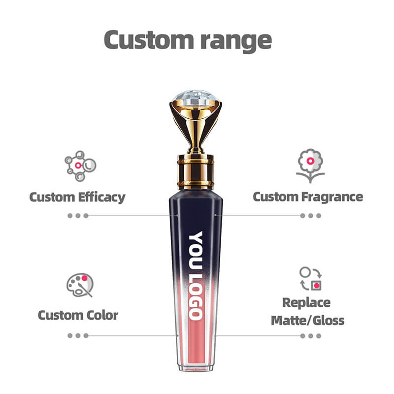 39 color lip gloss nude lip tint high pigment long lasting gold gradient tube (color 34-39)