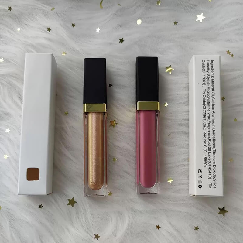 64 color lip gloss nude shimmer high pigmented mirror tube (color 33-64)